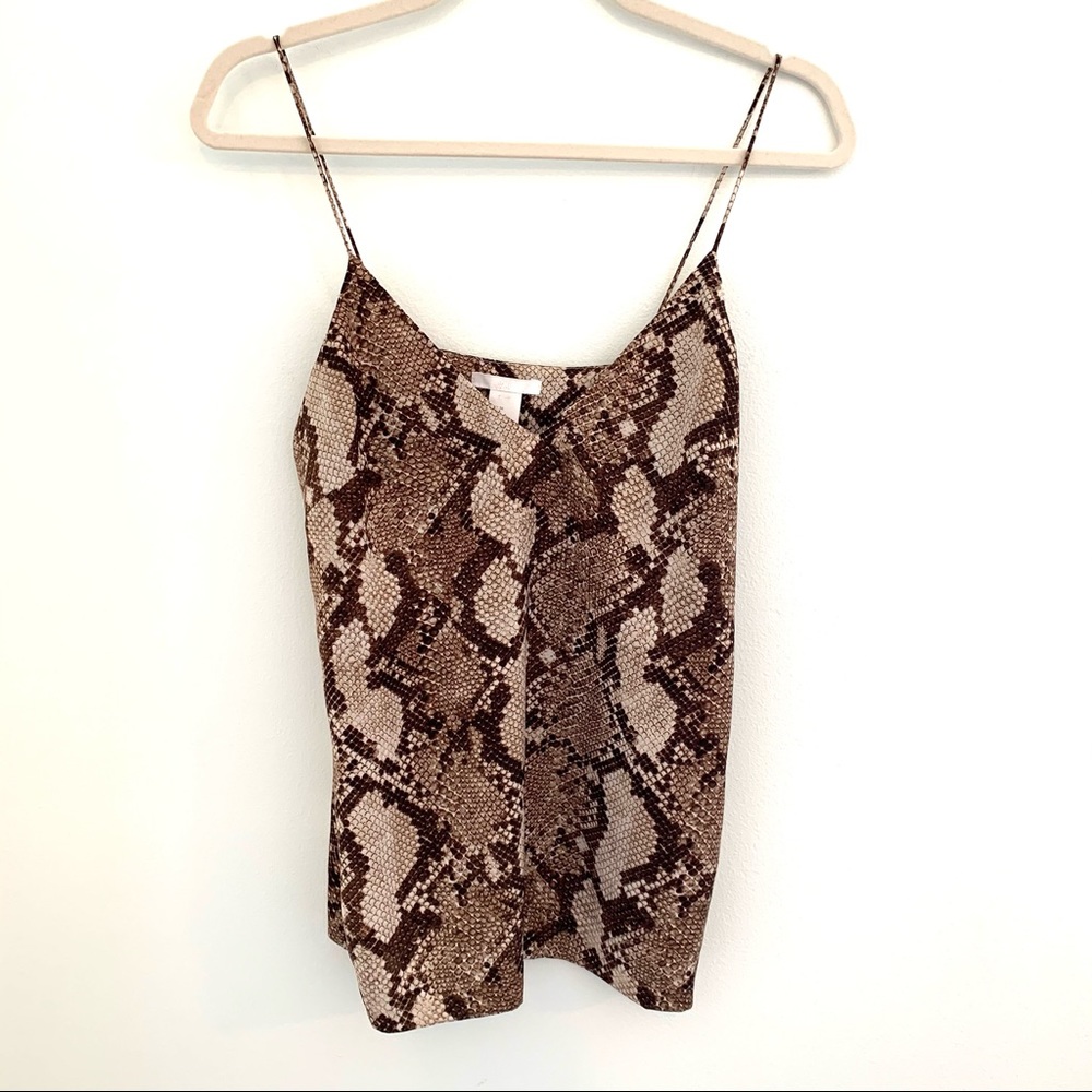 H&M snakeskin silky feel camisole size small